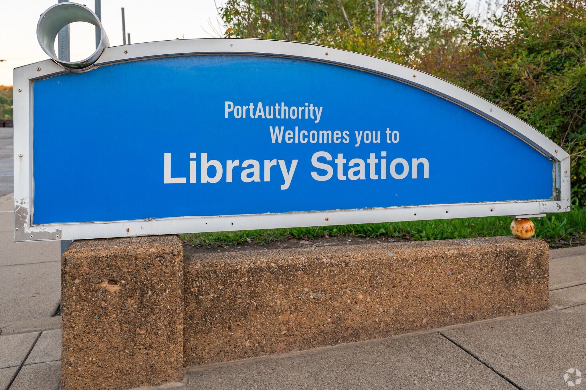 The Library Station takes Peters Township residents to work on the light rail system.