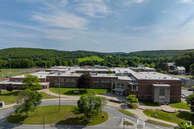 Brattleboro Union High School, serving nearby Dummerston and neighboring towns, is a hub for academics, athletics, and community pride.