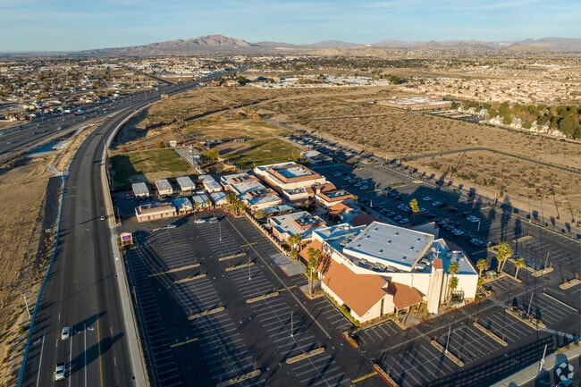 The Victor Valley Christian offers a sprawling campus when viewed from above.
