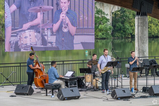 The Wine and Jazz Festival in Downtown Morgantown at Hazel Ruby McQuain Park.