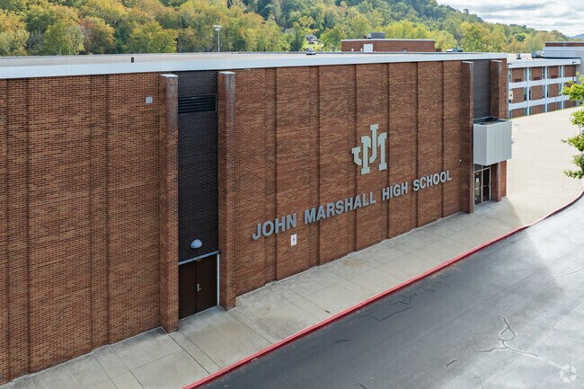 John Marshall High School students are 57% proficient in reading according to test scores.