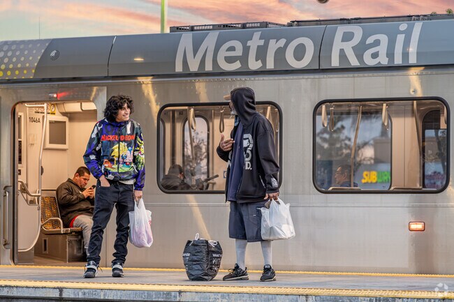 The nearby Metro Rail station is a great option for South San Gabriel Valley commuters.