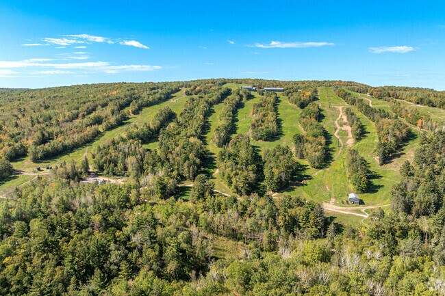 The ski hill can be seen from the Riverside neighborhood and attracts the ski enthusiasts.