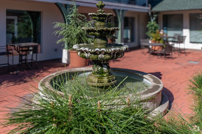 Little beautiful touches are sprinkled in and around Reynolda Park.