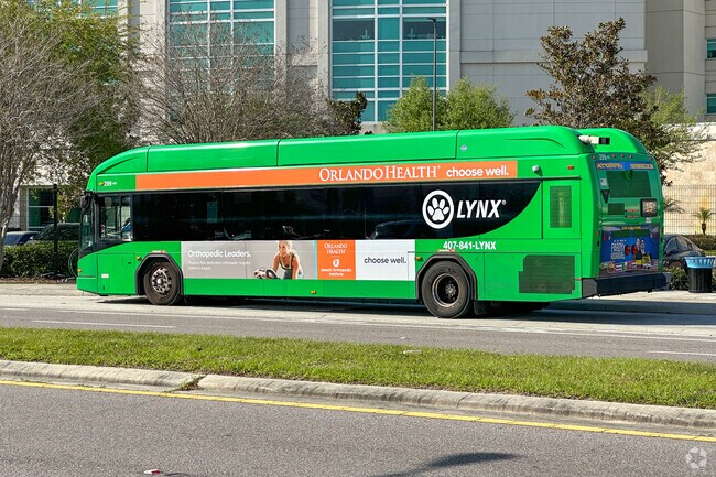 Taking the Lynx Bus connects Chickasaw to the rest of the Orlando area.
