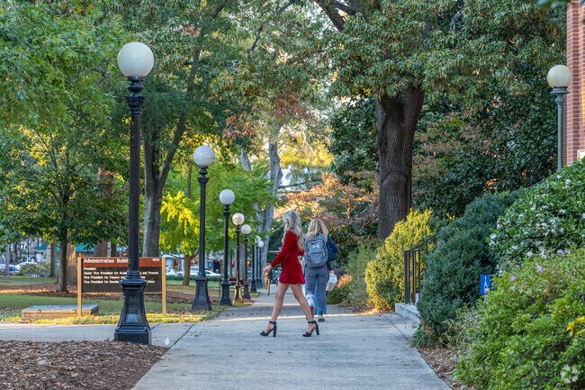 Milledge Avenue Historic District is highly populated by UGA students.
