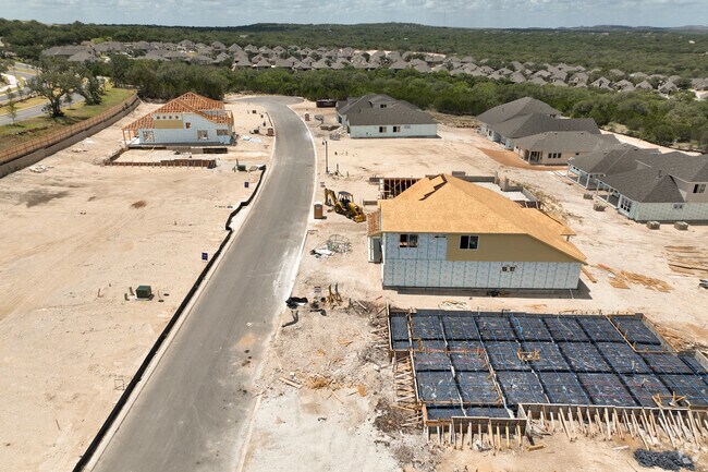 New homes are being built throughout Timberwood Park as the community continues to grow.