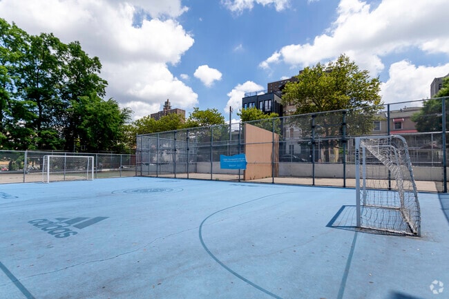 Hostos Lincoln Academy has a great play area when students get chance.