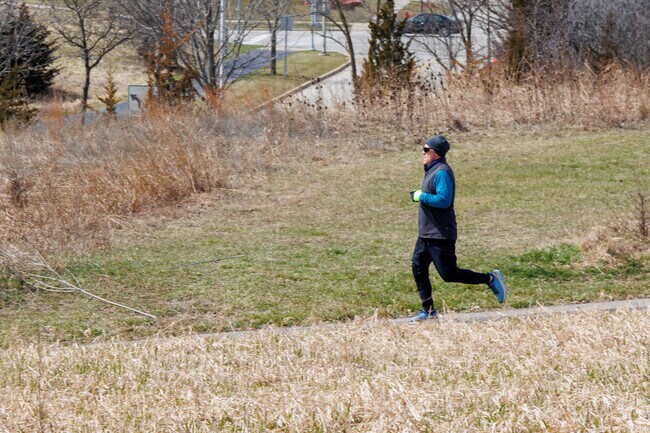 Riemer Reservoir features a walking trail throughout the park.