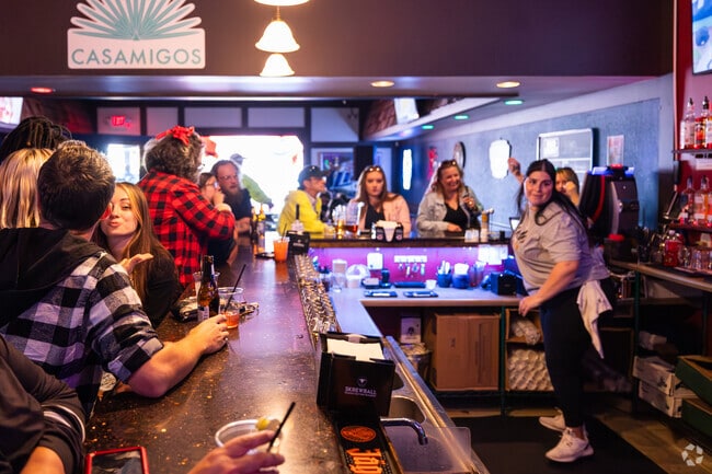 Locals love to gather at Pulver's Pub in Canterbury Green for a drink with friends.