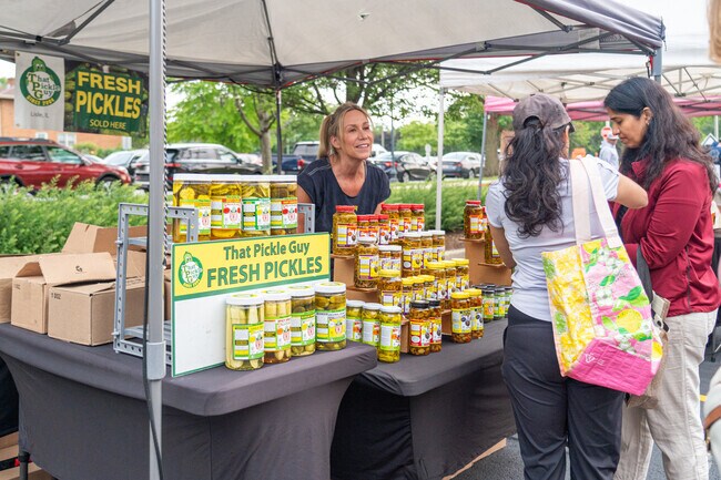 That Pickle Guy offers a variety of pickled products at the Naperville Farmers Market.