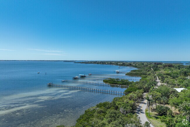 Some Terra Ceia homes have private docks with waterfront access.