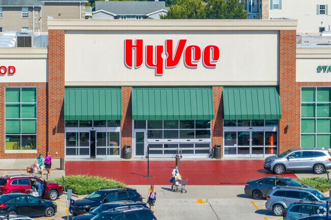 Fell Park residents can shop for groceries at HyVee.