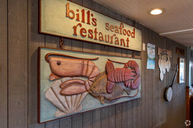 Bill's Seafood in Westbrook is one of the highest rated restaurants around.