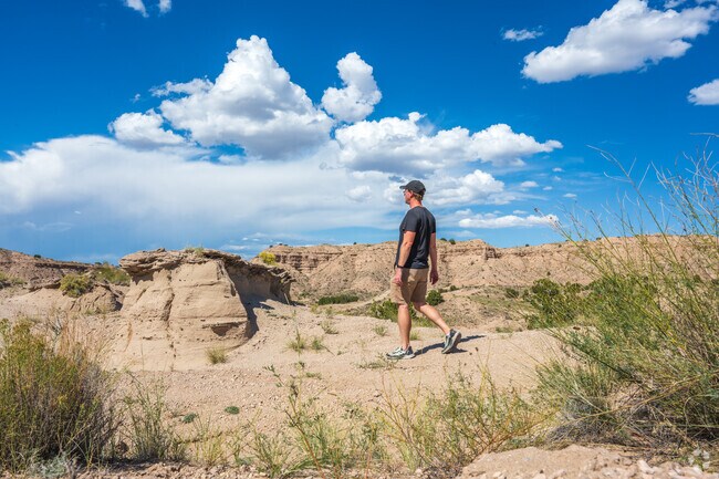 La Puebla Recreation Area offers ample hiking trails and desert scenery near Santa Cruz..