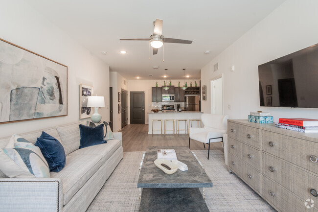 2BR, 2BA - 976SF - Living Room