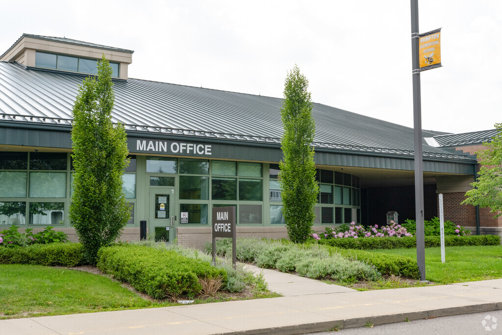 Hampton Elementary School main office in Rochester.