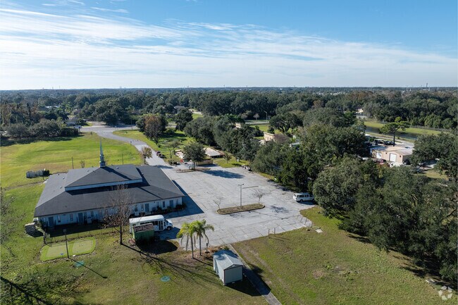 Ample parking is situated on the west side of New Beginnings Academy.
