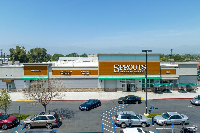 Sprouts grocery store in West Covina offers a wide variety of healthy foods and snacks.