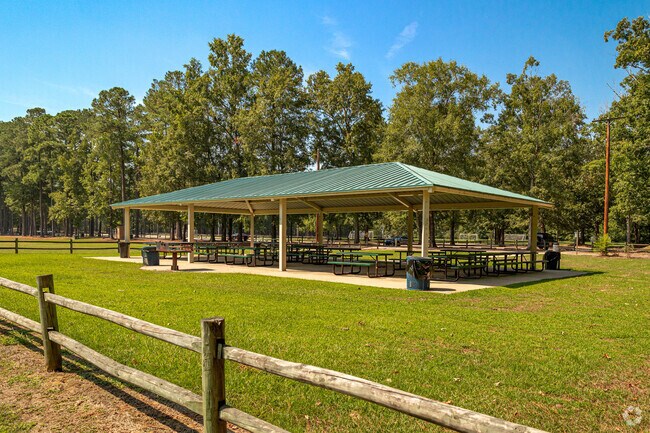 Arnette Park in South View features a covered picnic area for gatherings.
