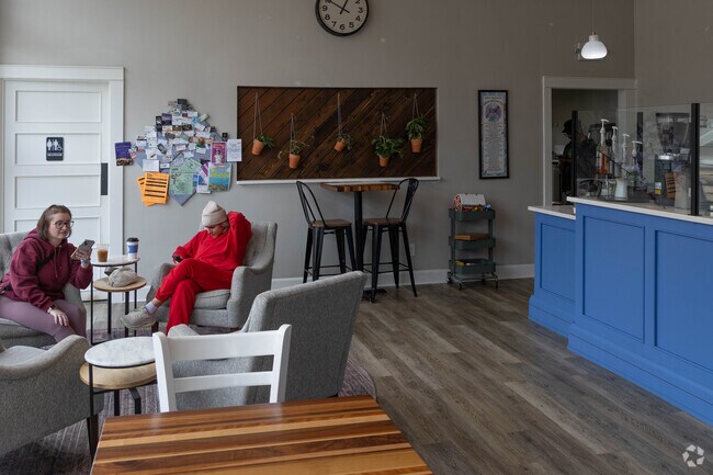 The Sayler Park Coffee Shop is a favorite place for locals to hang and meet friends.
