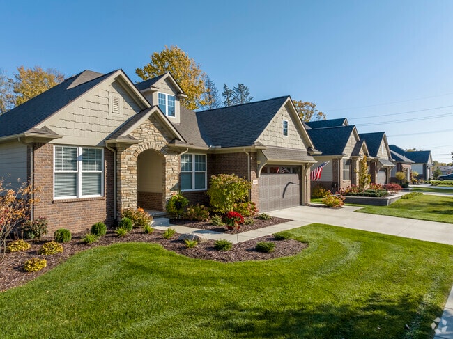 Newer homes with paved driveways are springing up all around Plymouth Township.