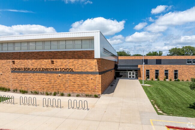 Norman Borlaug Elementary School is one of Iowa City's newest schools.