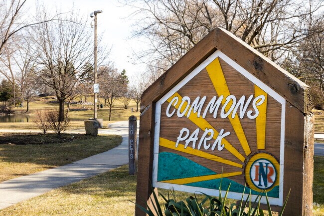 Commons Park sign.