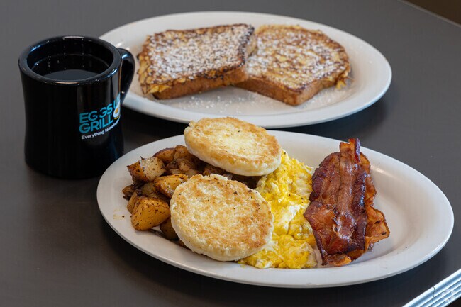 Eggs Up Grill near Southbridge serves classic breakfast fare.