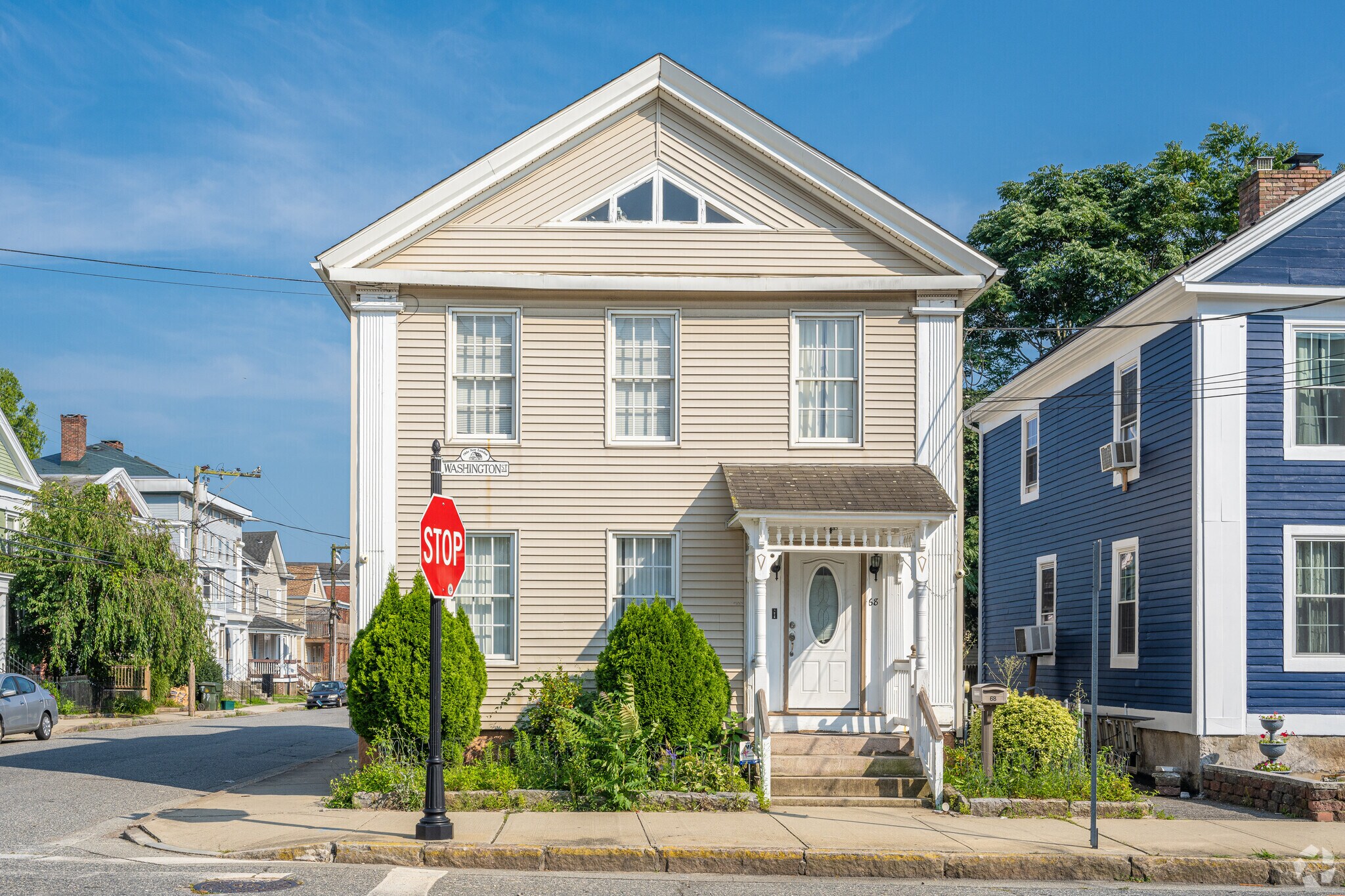 Colonial homes in Jefferson have largely been converted to multi-family homes over the years.
