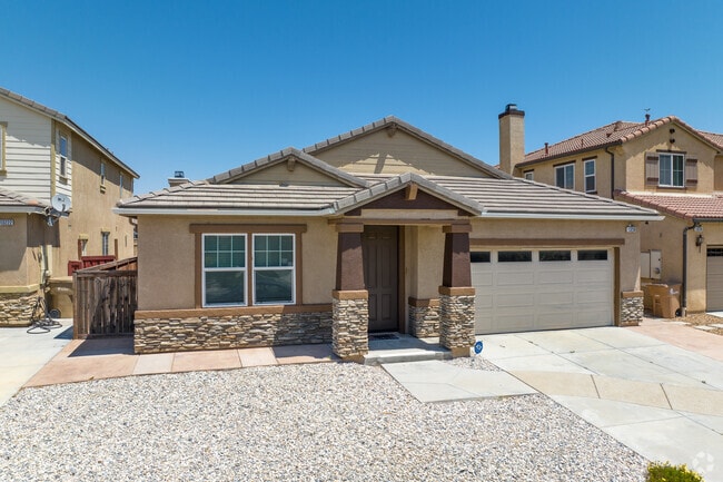 Some homes in Bakersfield have zero res landscaping to keep water costs down.