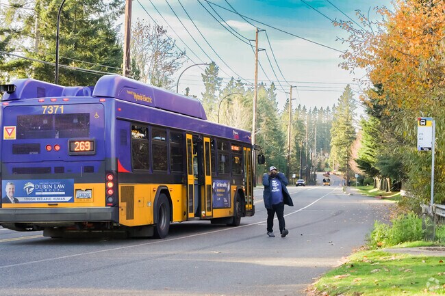 Klahanie residents can enjoy their commute by grabbing a ride on bus route 269.