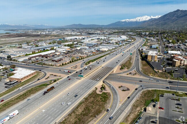 I-15 cuts through Bonneville.