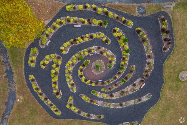 Unique outdoor recreation opportunities can be found in Smyrna like the Galaxy Garden.