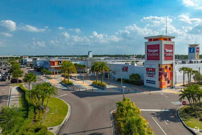 Tanger Outlets is a popular shopping destination for the residents of Grand Preserve One.