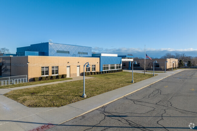 Front facade at John R. Kment Elementary School.