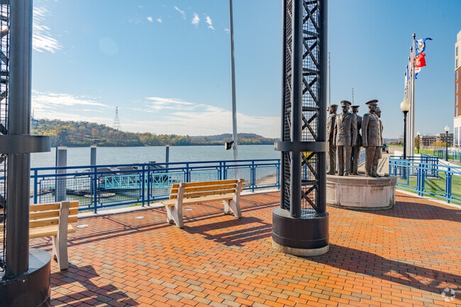 Enjoy walking out by the Ohio River on the river walk in Lawrenceburg.