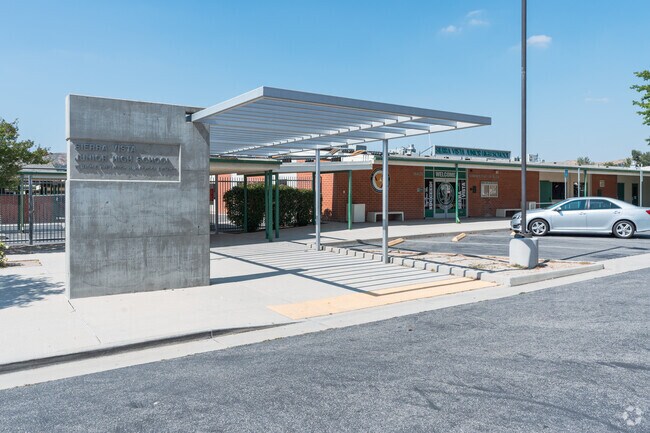 Students at Sierra Vista Junior High School benefit from short commutes in Canyon Country.