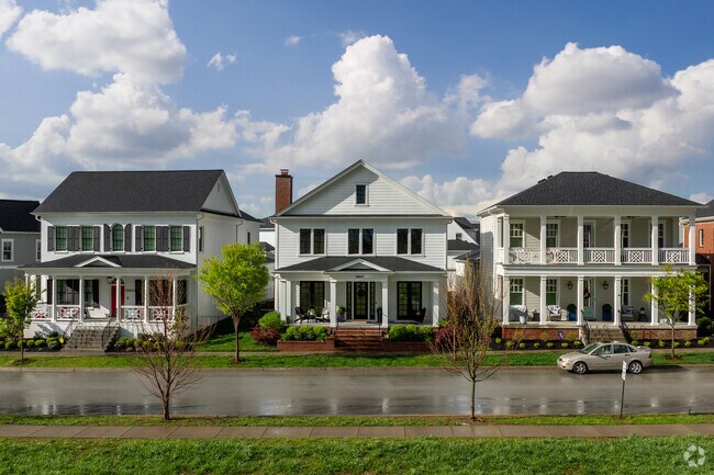 Norton Commons in Prospect is a new neighborhood based on an old style of city dwelling.