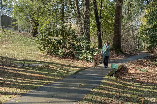 Residents in Brevard can enjoy walking through the peaceful Brevard Community Garden.