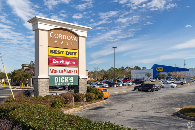 Cordova Mall and all the outlying retail and restaurants border Brent.