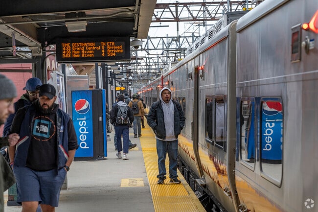 The South Norwalk Metro North train station is a convenient stop for Brookside residents.