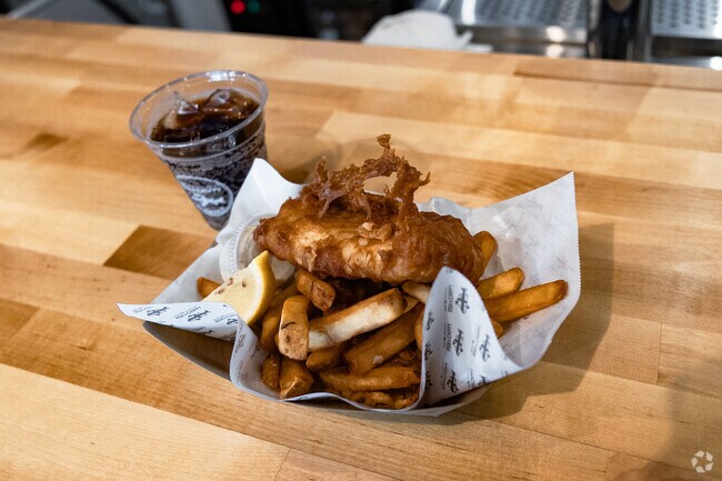 Fish & Chippy’s seafood baskets are popular with Longpoint residents.