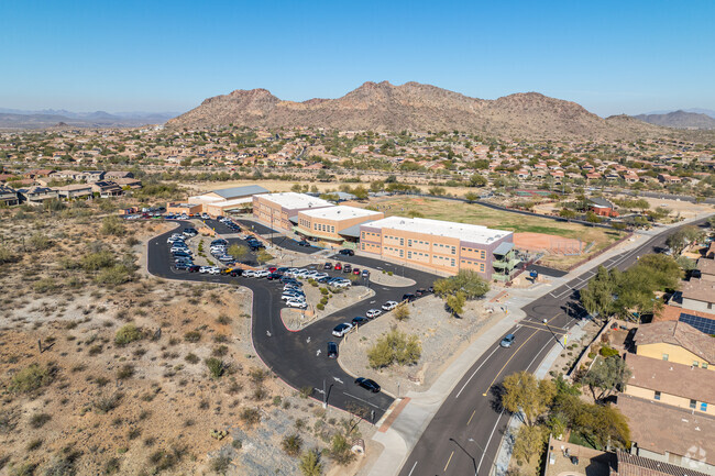 A bird's eye view of West Wing Elementary School in Peoria.