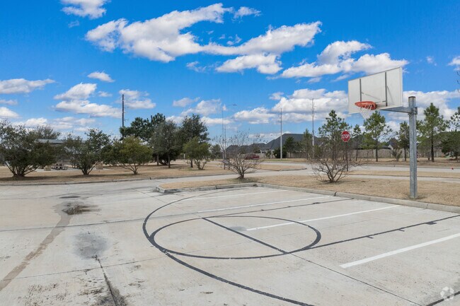 Fulshear parks feature lakes, trails, and basketball courts. .