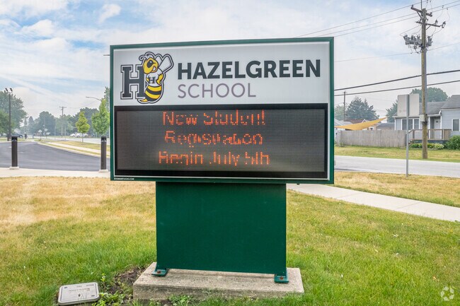 Hazelgreen Elementary school has 1,520 students in grades PK, K-8.
