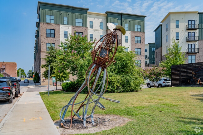 Street art is prevalent in The Grid in downtown Greenville.