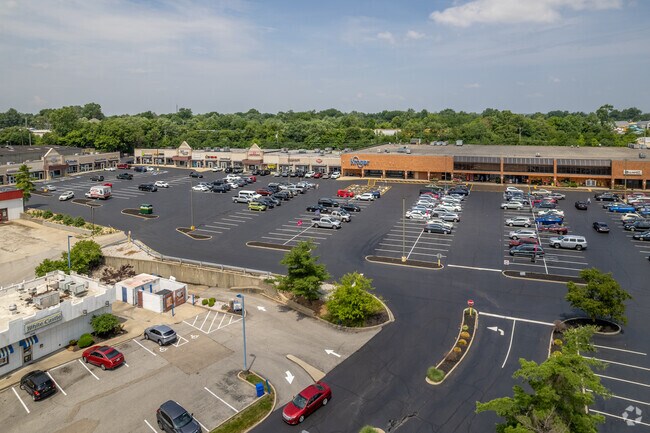 Silverlake Shopping Center in Erlanger features a Kroger for groceries.