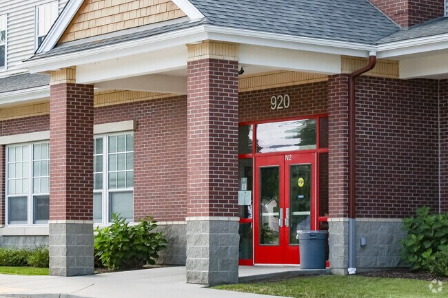 Student entrance at Winton Elementary.