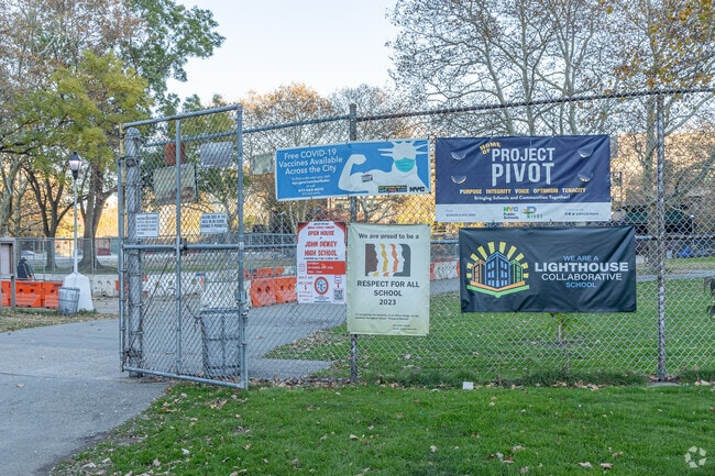 John Dewey High School has 2,172 students.